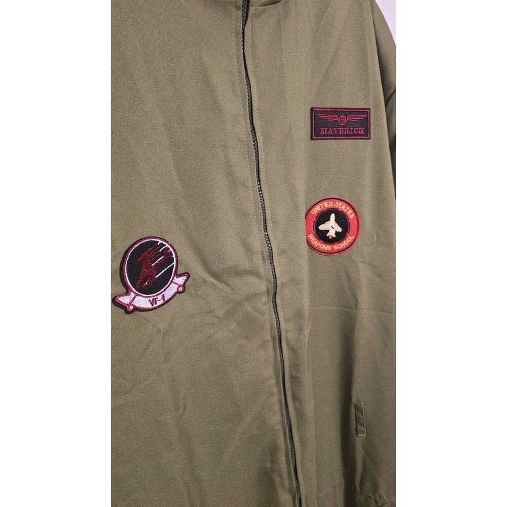 Maxim Party Flight Suit Halloween Costume Adult 2XL Maverick Top Gun Inspired - Picture 3 of 16